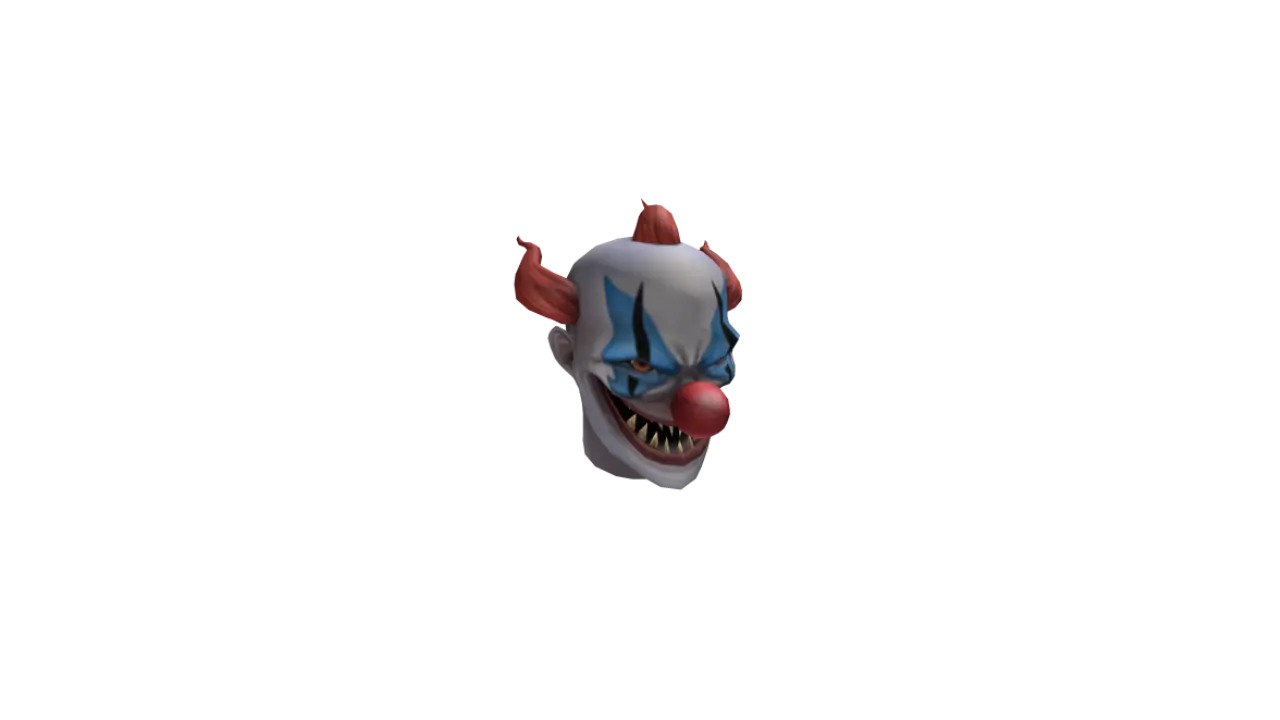 Roblox - Evil Clown Mask (Acessório) (RARO)