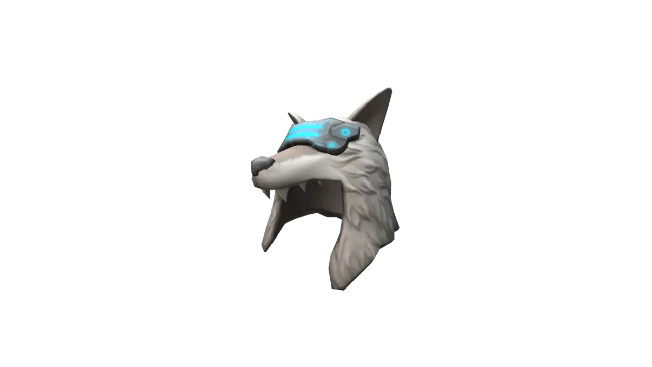 Roblox - Cyberpunk Wolf Hat (Acessório) (RARO)
