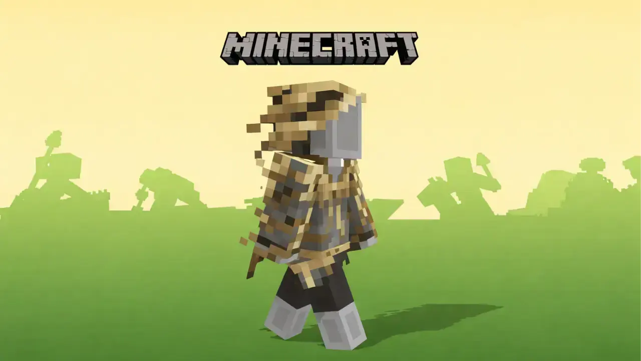 (RARO) Minecraft Parched Hoodie PC e Xbox (Código de Ativação)