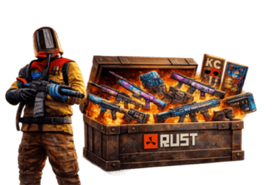 SKINS E ITENS RAROS de RUST