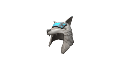 Roblox - Cyberpunk Wolf Hat (Acessório) ( SUPER RARO)