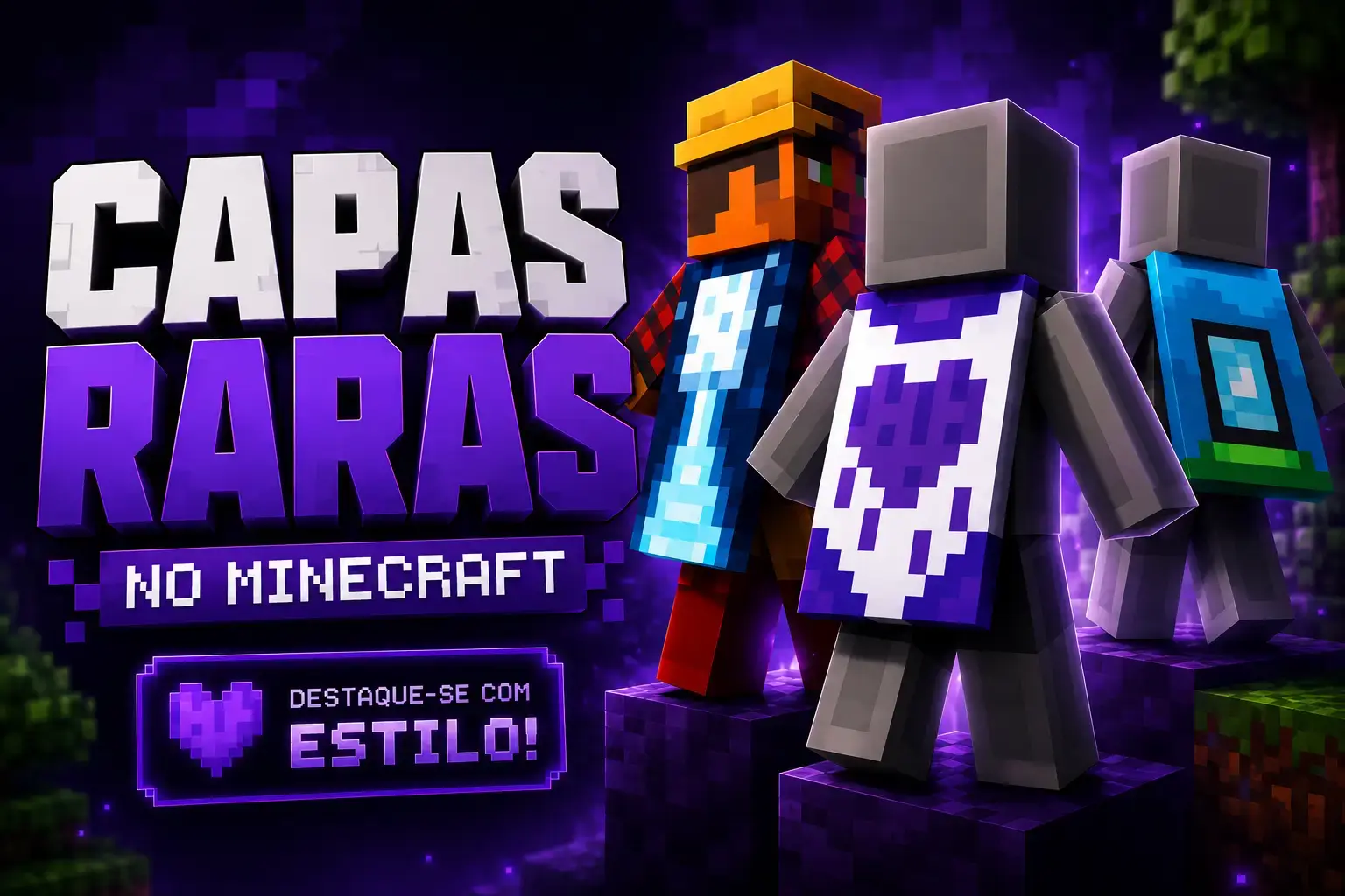 Destaque-se no Minecraft com itens raros